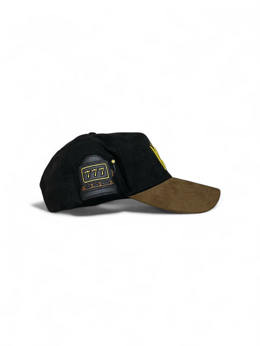 Gorra Los Reyes Negro con Café